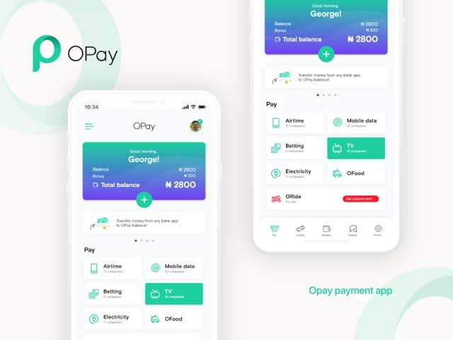 Opay debit card 